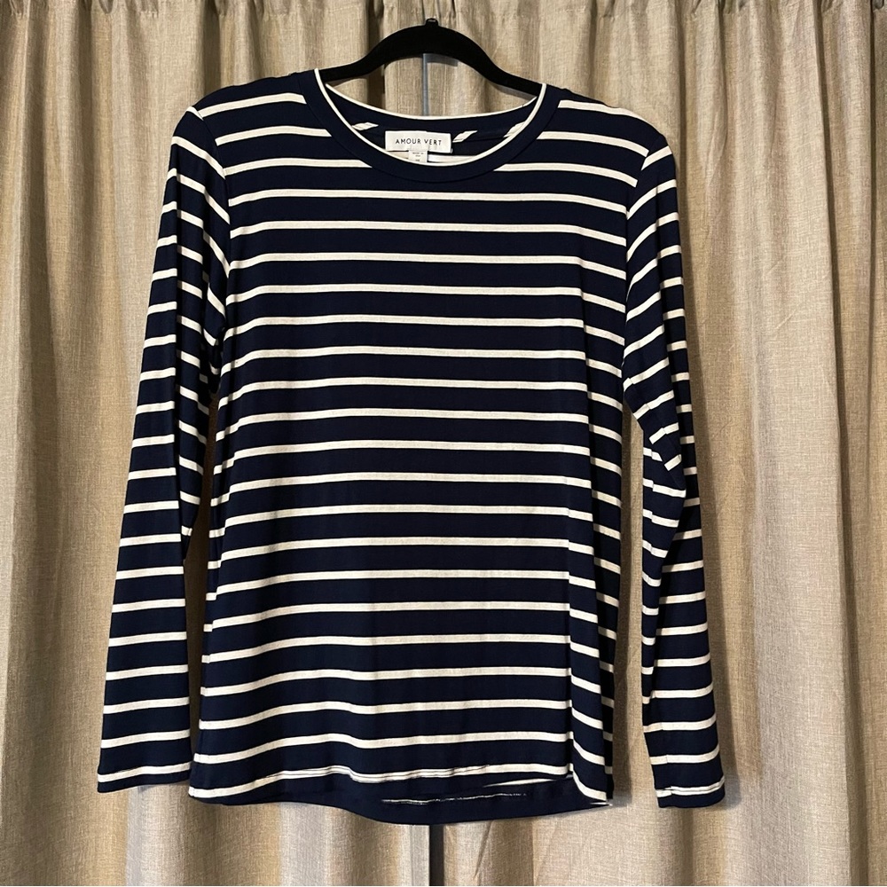 Armour Vert Long sleeve stripe tee